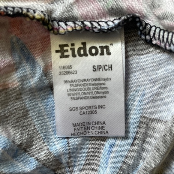 Eidon Amaya Dress Papaya  Resort Wear Beachy Tropical Fruit Corset Lace Up Sz S - Picture 8 of 16